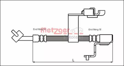 Шлангопровод METZGER 4112509